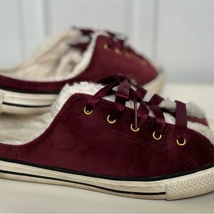 Converse Velour Slide-on Sneakers